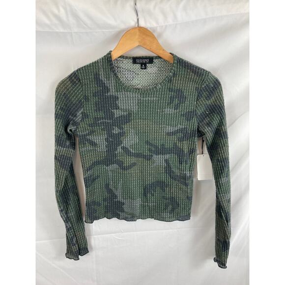 NWT La La Land Camo Waffle Knit Thermal S - Picture 3 of 5